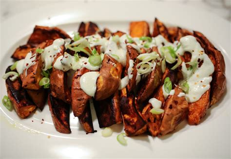 roasted-sweet-potatoes-with-yogurt-sauce image