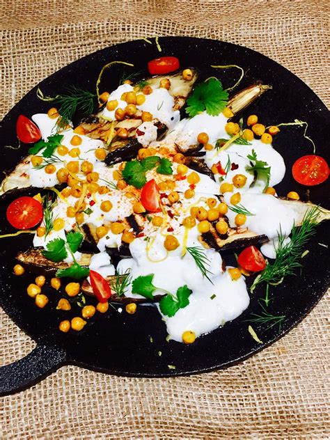 baked-aubergine-with-cumin-and-a-superb-yoghurt-sauce image