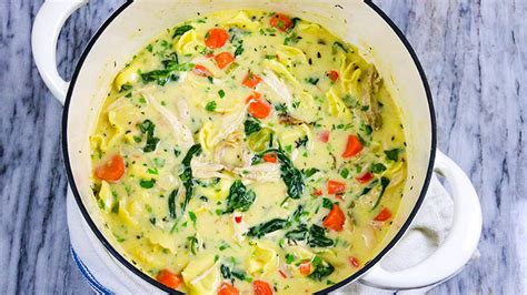 creamy-chicken-tortellini-soup-carnaldish image