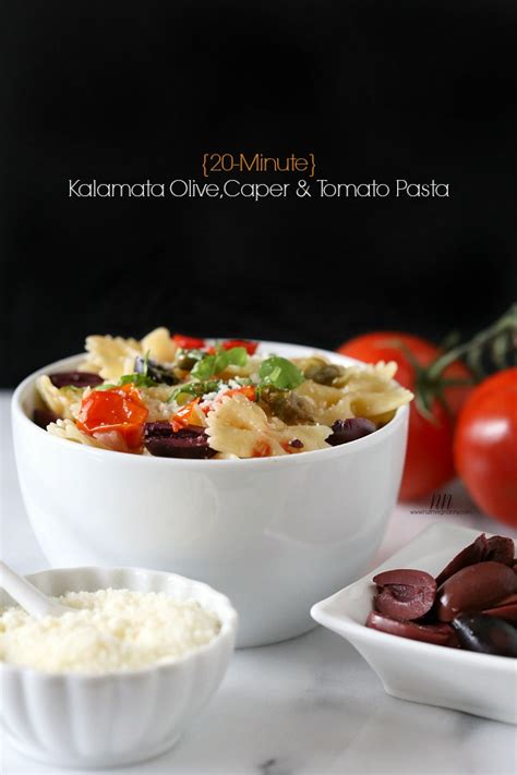 20-minute-kalamata-olive-tomato-and-caper-pasta image