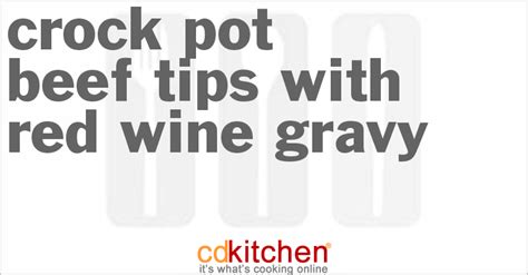 crock-pot-beef-tips-with-red-wine-gravy image