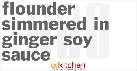 flounder-simmered-in-ginger-soy-sauce image