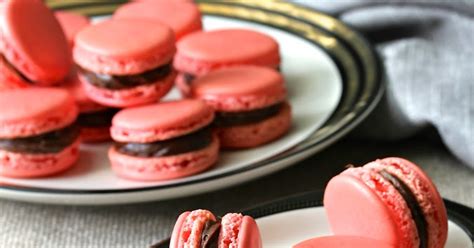 macarons-with-a-chocolate-buttercream-filling-karens-kitchen image