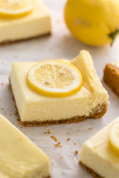 lemon-cheesecake-bars-baker-by-nature image