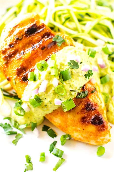 chicken-with-avocado-sauce-low-carb-gluten-free image