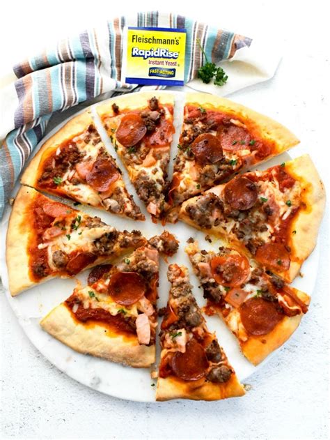 homemade-meat-lovers-pizza-recipe-sizzling-eats image