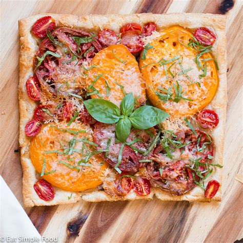 easy-savory-tomato-tart-with-puff-pastry-eat-simple image