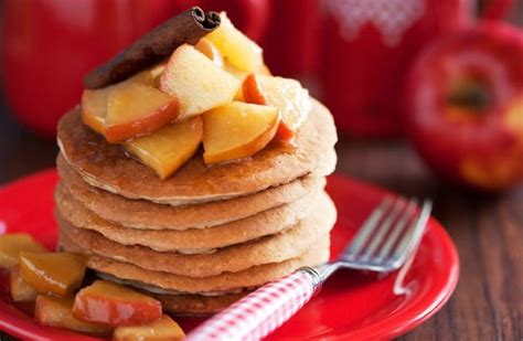 whole-wheat-cinnamon-pancakes-recipe-sparkrecipes image