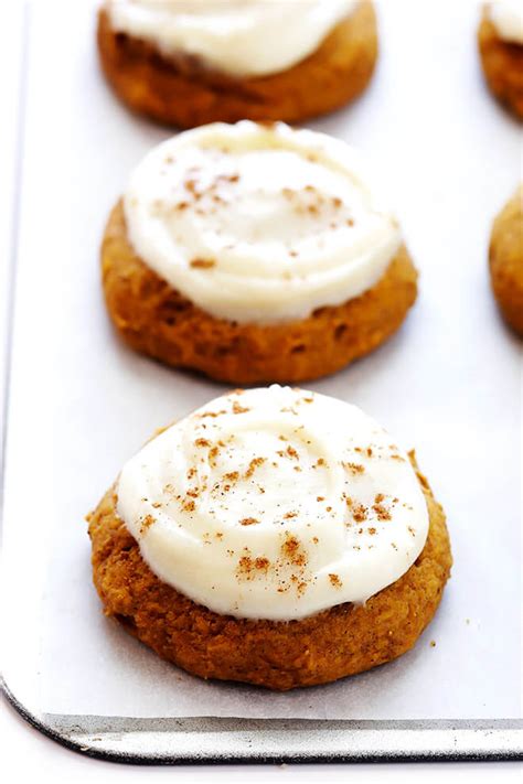 pumpkin-cookies-with-cream-cheese-frosting-gimme image