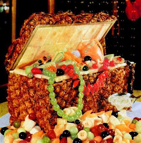 make-a-pineapple-treasure-chest-salad-with image