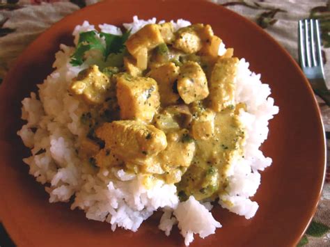 basil-chicken-in-coconut-curry-sauce-the-food image