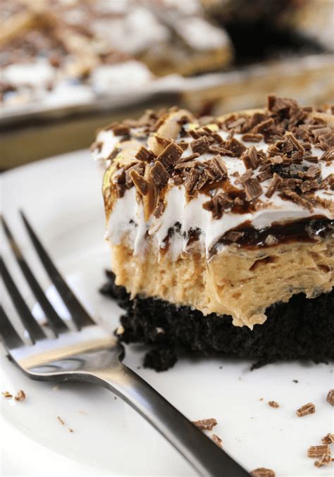 peanut-butter-and-chocolate-layered-dessert-simply image