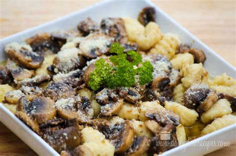 gnocci-and-mushrooms-in-a-brown-butter-sauce-daily image