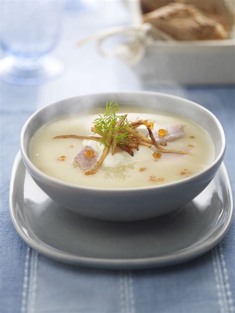 simple-and-creamy-salmon-soup-recipe-the-spruce image
