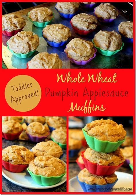 whole-wheat-pumpkin-applesauce-muffins-toddler image