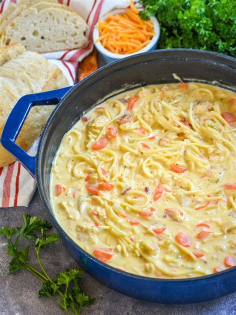 cheddar-bacon-ranch-chicken-noodle-soup-4-sons image