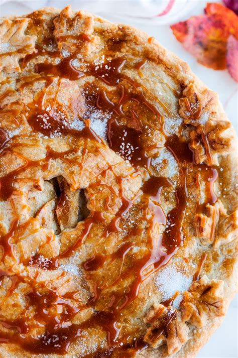 salted-caramel-apple-pie-homemade-caramel image