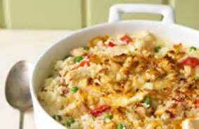 chicken-alfredo-and-rice-casserole-recipe-say-mmm image