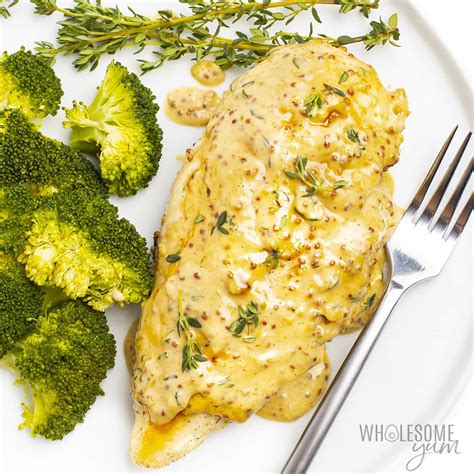 creamy-dijon-mustard-chicken-recipe-wholesome-yum image