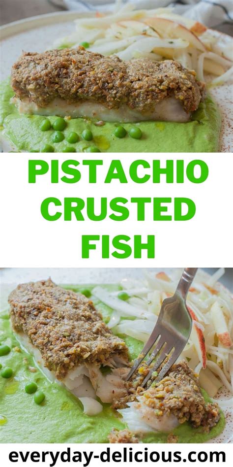 pistachio-crusted-fish-everyday-delicious image