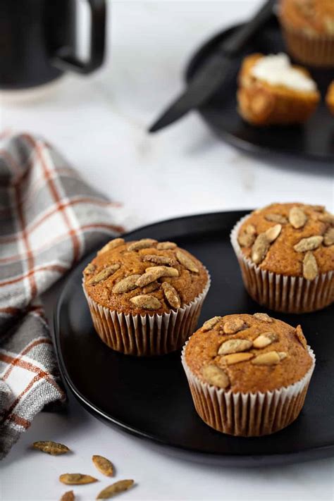 pumpkin-muffins-with-pumpkin-seeds image