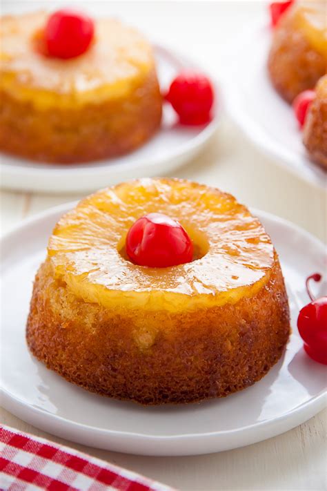 mini-pineapple-upside-down-cakes-baker-by-nature image