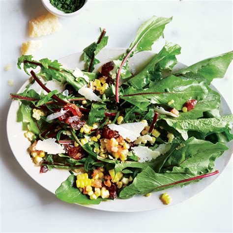 bitter-greens-with-sauted-corn-and-shallots image