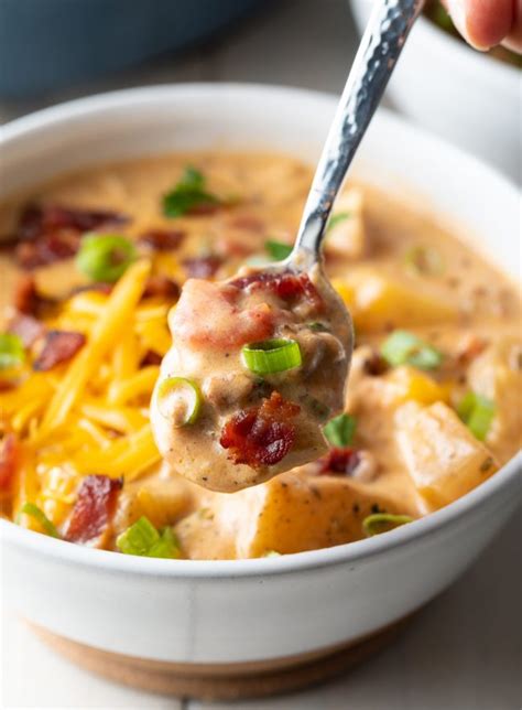 the-ultimate-bacon-cheeseburger-soup-stovetop-or image