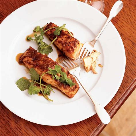 pan-roasted-salmon-with-soy-ginger-glaze-food-wine image