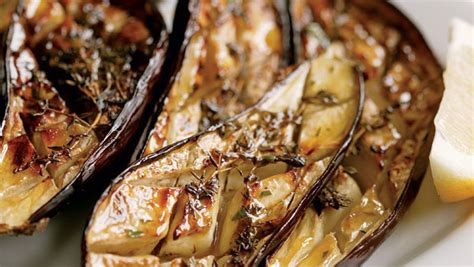 oven-roasted-eggplant-recipe-finecooking image