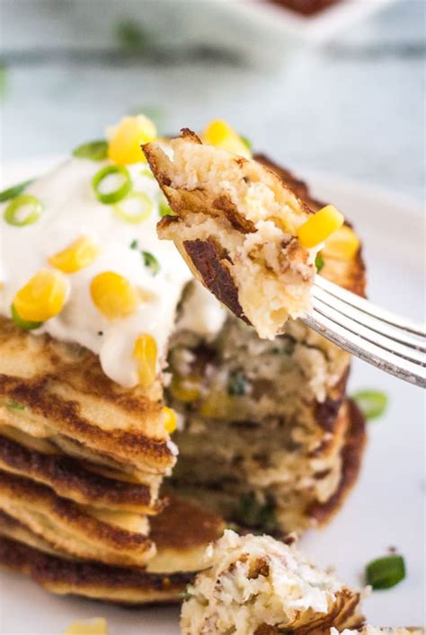 easy-30-minute-leftover-mashed-potato-and-corn-pancakes image