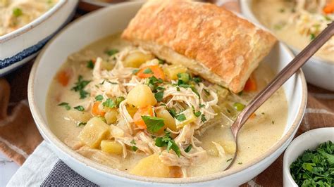 instant-pot-chicken-pot-pie-soup-recipe-tasting-table image
