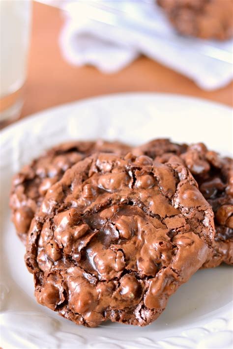 flourless-chocolate-puddle-cookies-food-doodles image