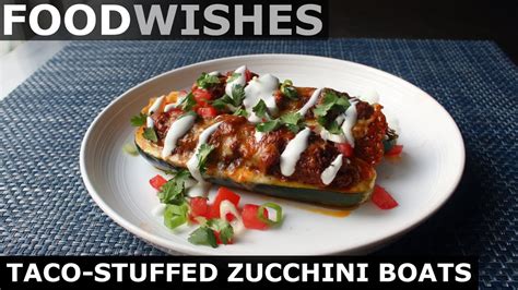 taco-stuffed-zucchini-boats-food-wishes image
