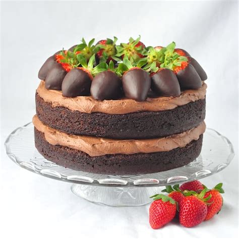 chocolate-truffle-cream-cake-with-a-gluten-free-option image