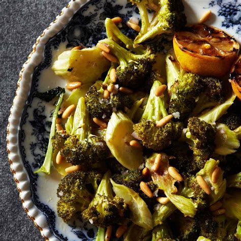 roasted-broccoli-with-lemon-and-pine-nuts image