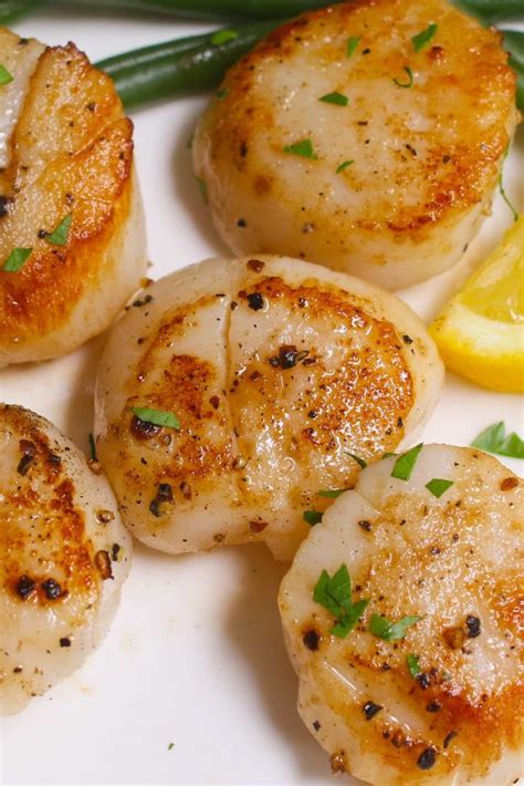 sous-vide-scallops-with-lemon-butter-izzycooking image