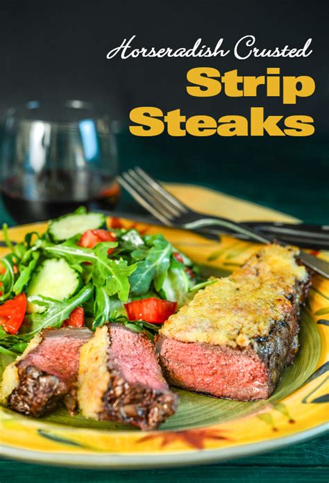 horseradish-crusted-strip-steaks-southern-boy-dishes image
