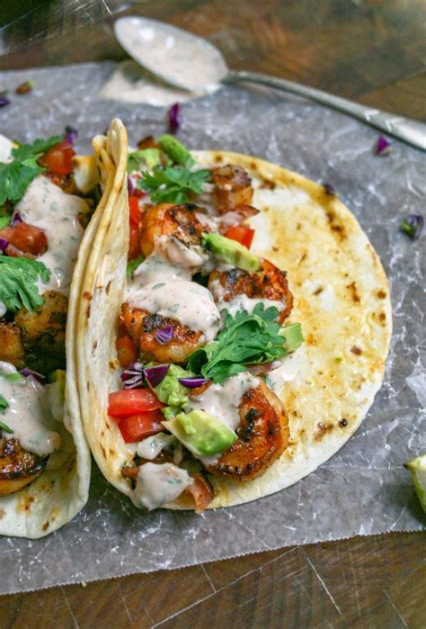 spicy-baja-shrimp-tacos-with-cabbage-slaw-a-flavor image