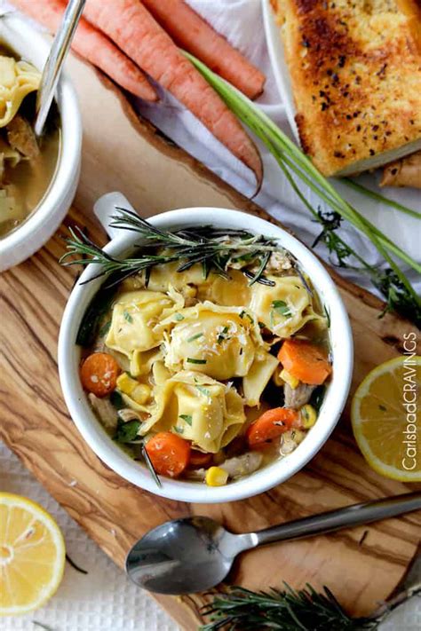 lemon-chicken-tortellini-soup-carlsbad-cravings image