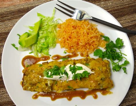 chicken-enchiladas-with-roasted-tomatillo-chile-salsa image