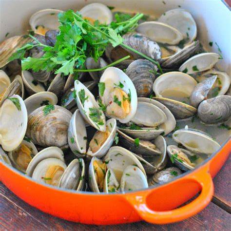 simple-garlicky-clams-with-lemon-and-parsley image