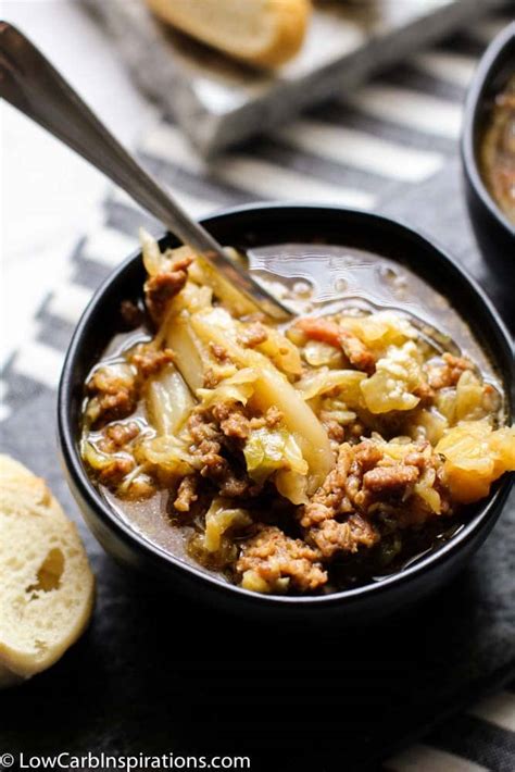instant-pot-sausage-and-cabbage-soup-recipe-low image