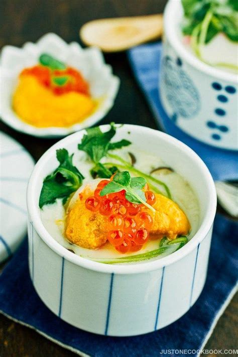 chawanmushi-with-shrimp-海老の茶碗蒸し-just-one image