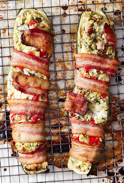 bacon-wrapped-stuffed-zucchini-boats-craving-tasty image