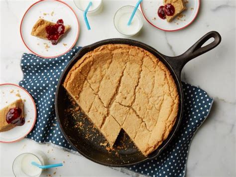 an-easy-peanut-butter-skillet-cookie-fn-dish-food-network image