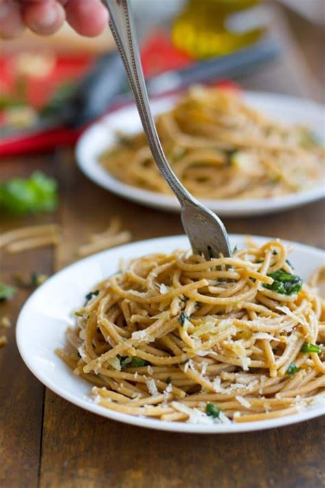 garlic-butter-spaghetti-with-herbs-recipe-pinch-of-yum image