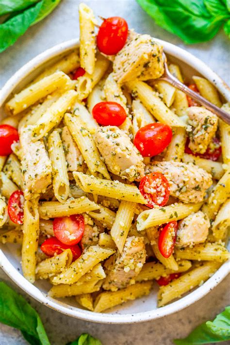parmesan-pesto-chicken-penne-pasta-averie-cooks image