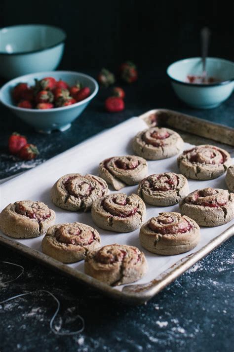 buckwheat-ricotta-scones-with-strawberry-swirl image