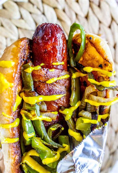 bacon-wrapped-hot-dogs-grilled-the-food-charlatan image